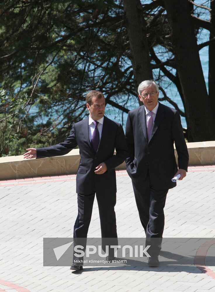 Dmitry Medvedev, Jean-Claude Juncker