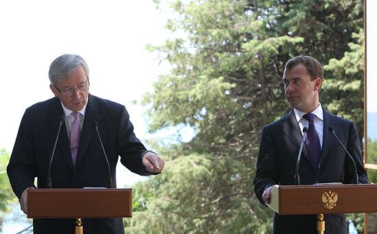 Dmitry Medvedev, Jean-Claude Juncker