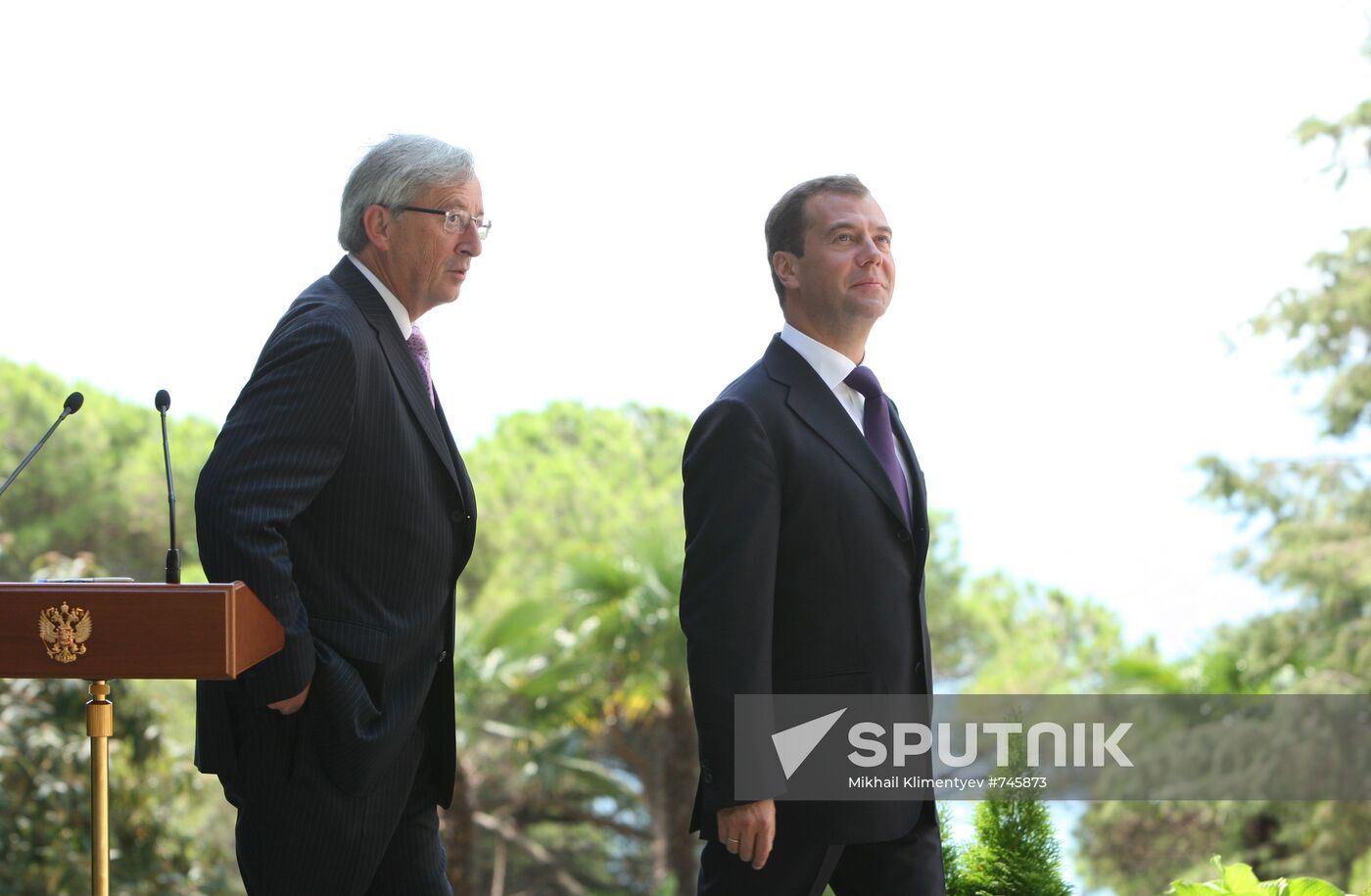 Dmitry Medvedev, Jean-Claude Juncker