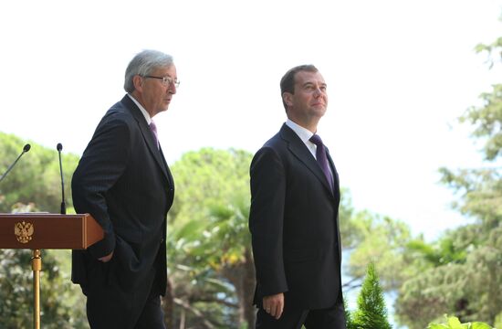 Dmitry Medvedev, Jean-Claude Juncker