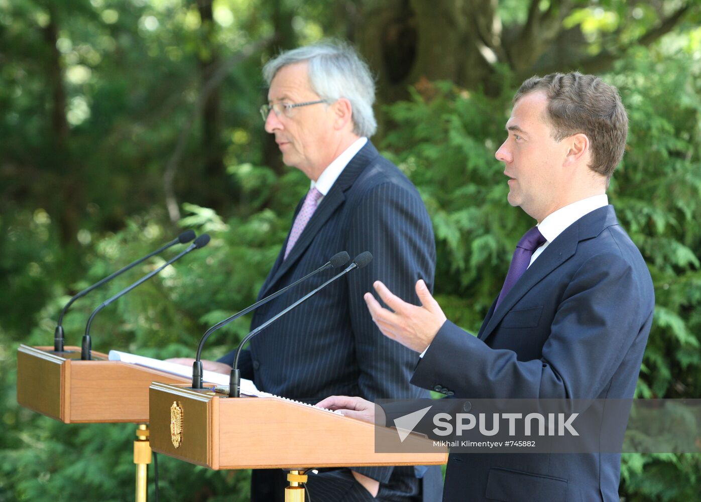 Dmitry Medvedev, Jean-Claude Juncker