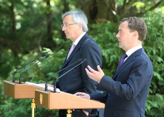Dmitry Medvedev, Jean-Claude Juncker