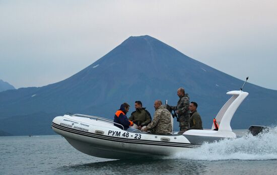 Vladimir Putin visiting South Kamchatka Sanctuary