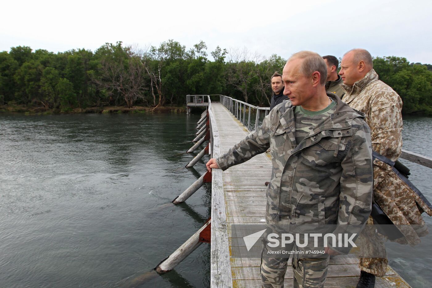 Vladimir Putin visiting South Kamchatka Sanctuary
