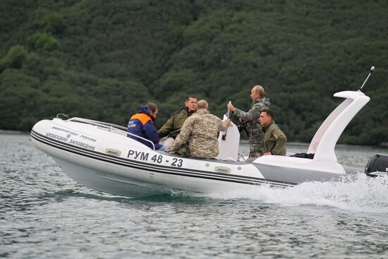 Vladimir Putin visiting South Kamchatka Sanctuary