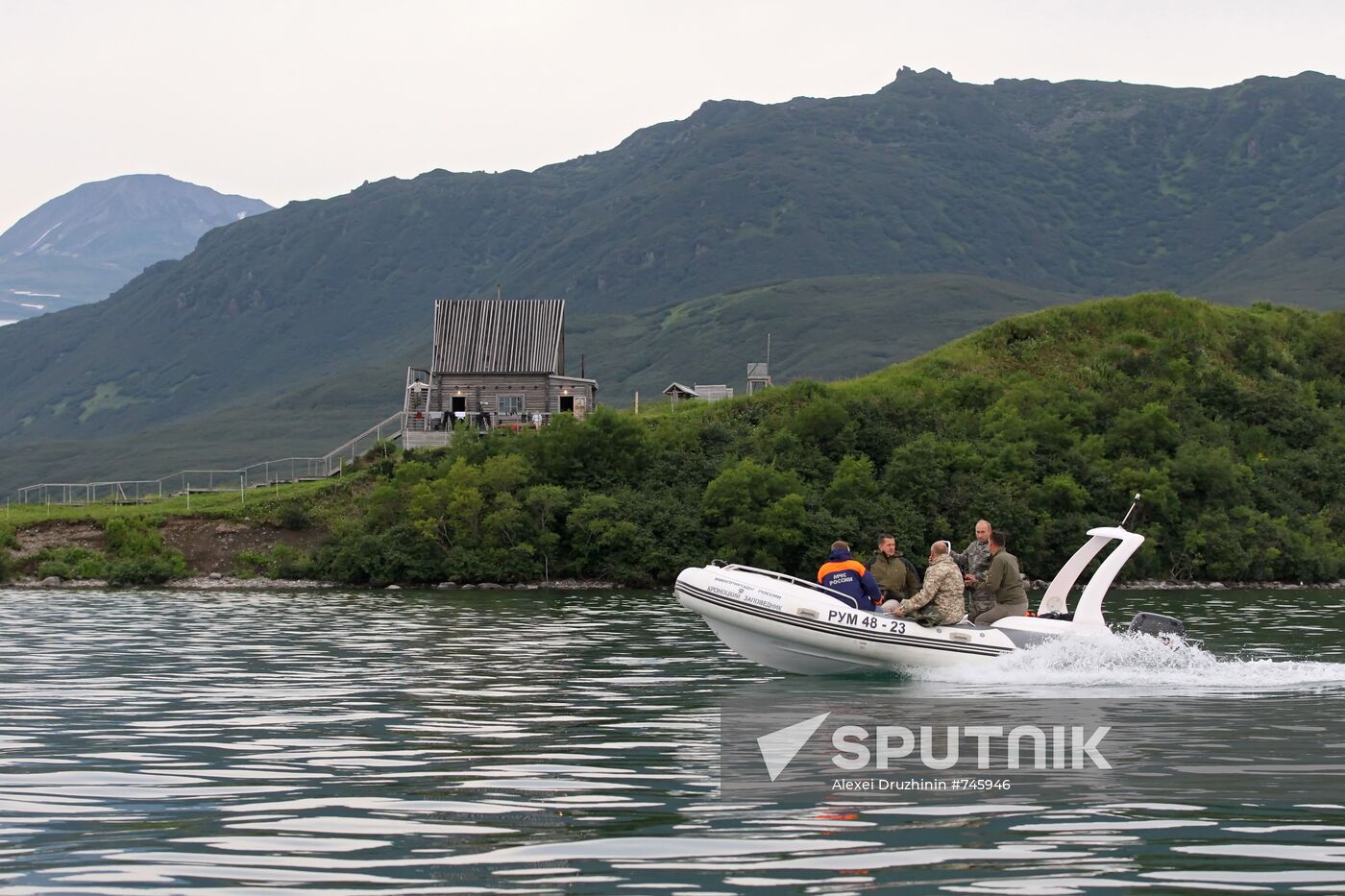 Vladimir Putin visiting South Kamchatka Sanctuary