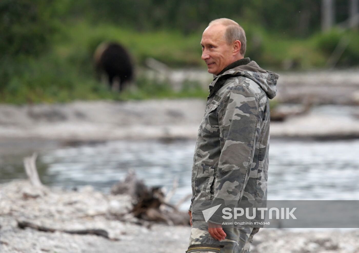 Vladimir Putin visiting South Kamchatka Sanctuary