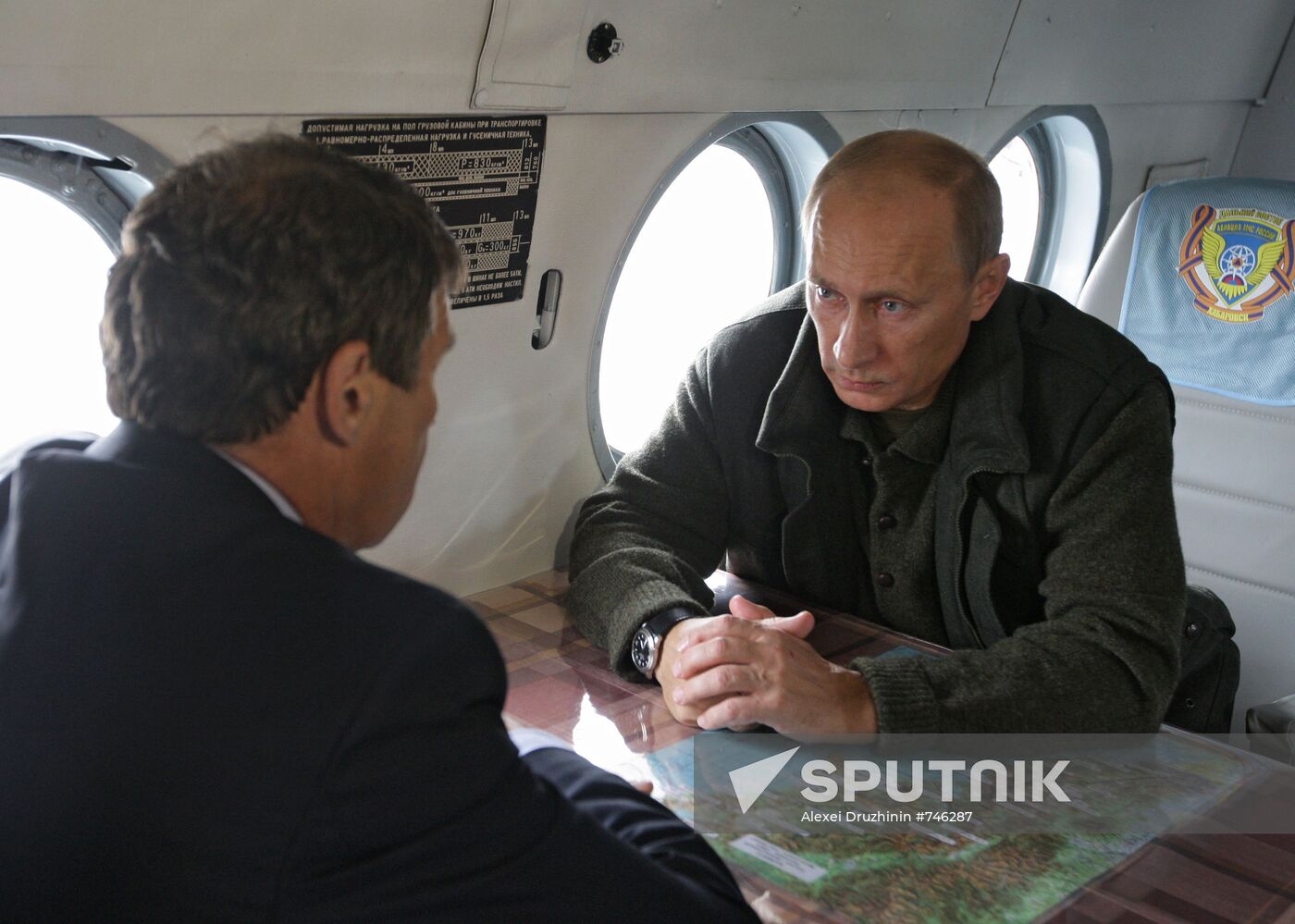 Vladimir Putin meets with Nikolai Dudov