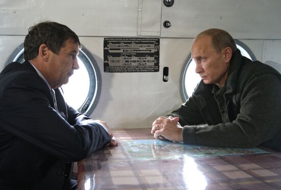 Vladimir Putin meets with Nikolai Dudov