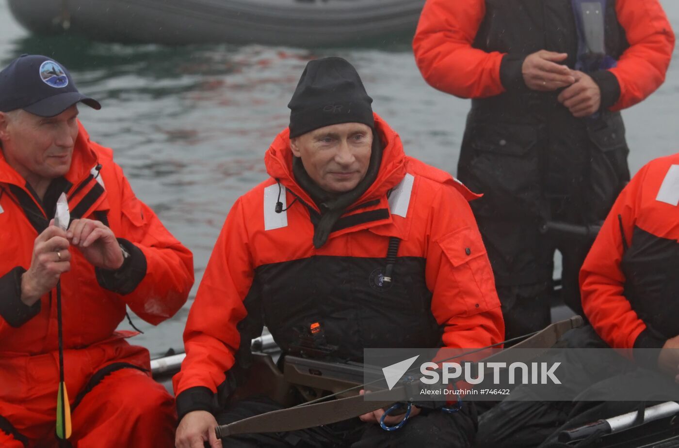 Vladimir Putin visits Olga Bay