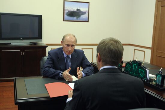 Vladimir Putin meets with Alexei Kuzmitsky