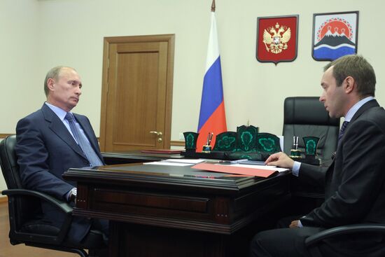 Vladimir Putin meets with Alexei Kuzmitsky