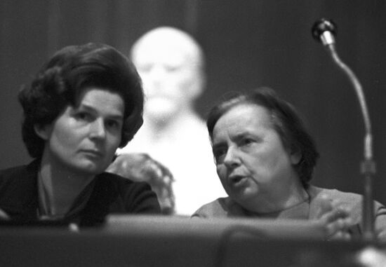 Valentina Tereshkova and Militsa Nechkina