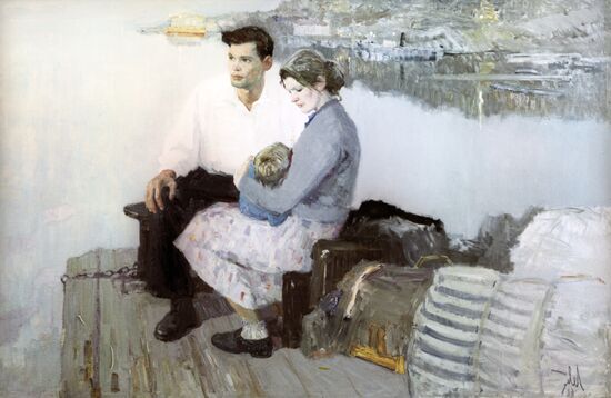 Painting "The New Territory" by Anatol Levitin