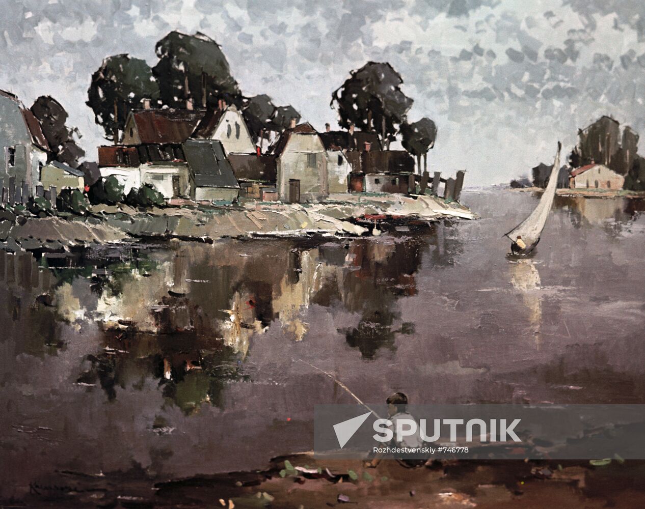"In the River Bay", by Valdis Kalnroze