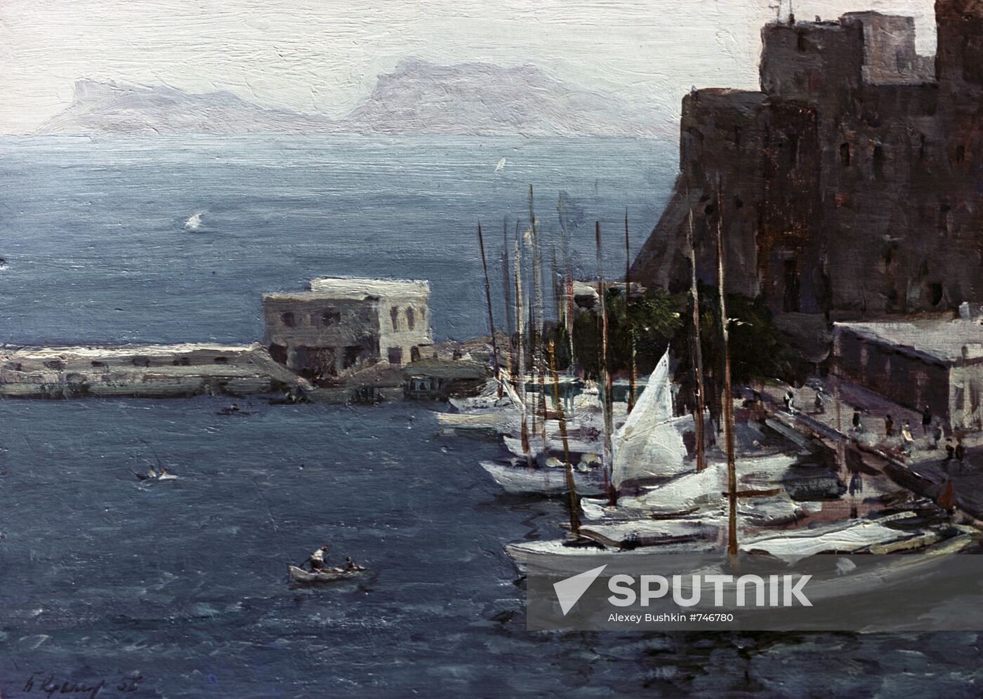"Naples. Santa Lucia", by Porfiry Krylov