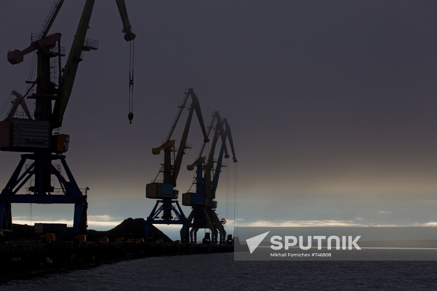 Northern Sea Route. Pevek harbor