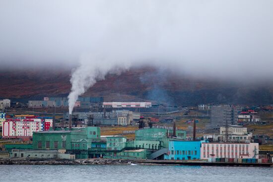 Pevek town