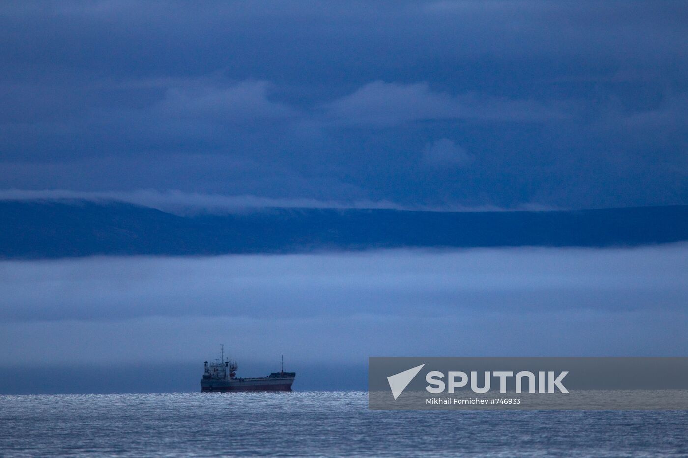 A ship in the East Siberian Sea