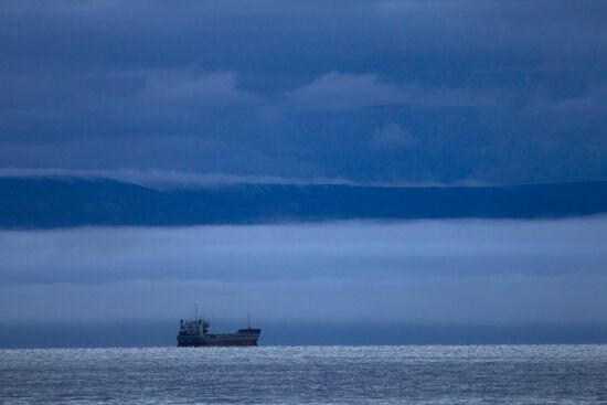 A ship in the East Siberian Sea