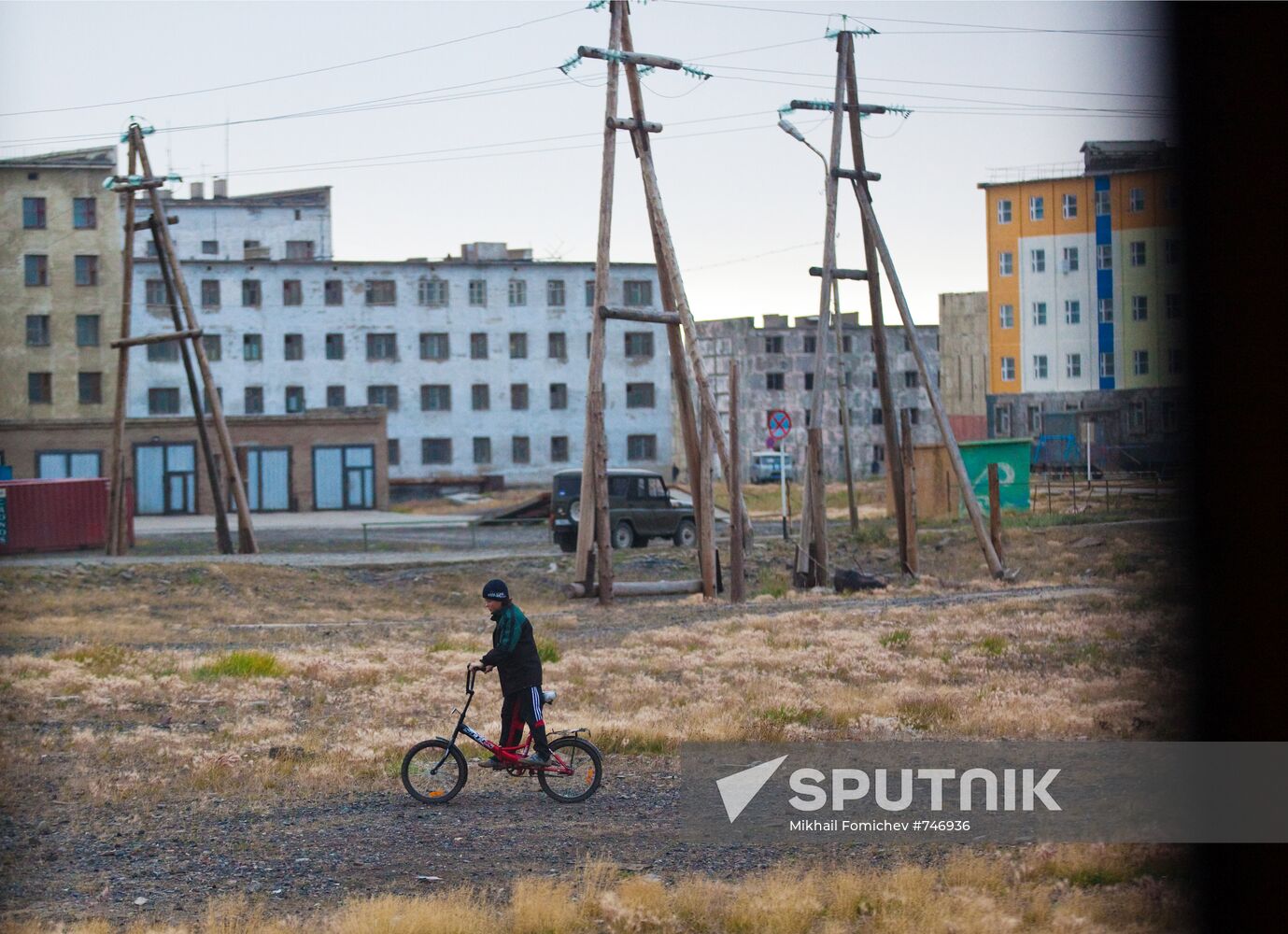 Pevek town