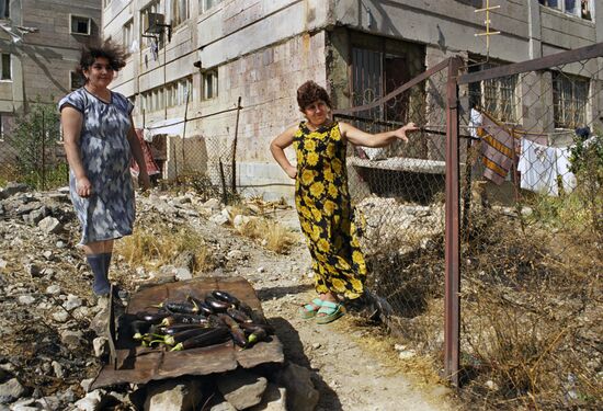 Suburbs of Kapan in Armenia