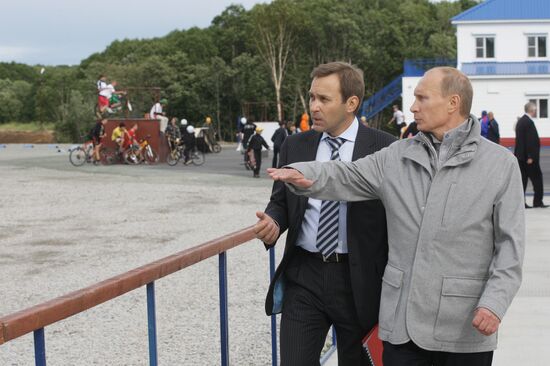 Vladimir Putin visits Far Eastern Federal District