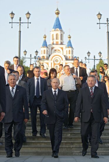 Vladimir Putin visits Far Eastern Federal District