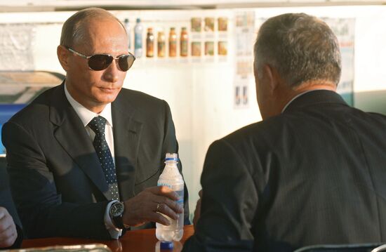 Vladimir Putin visits Far Eastern Federal District