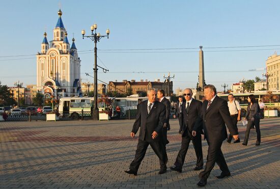 Vladimir Putin visits Far Eastern Federal District