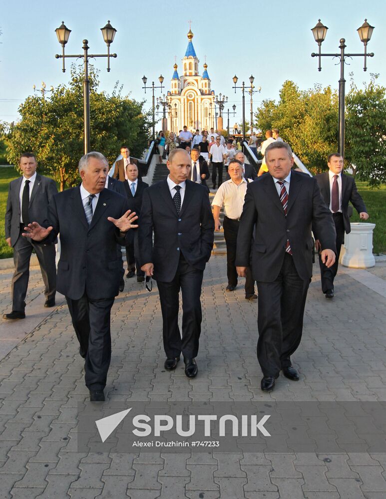 Vladimir Putin visits Far Eastern Federal District