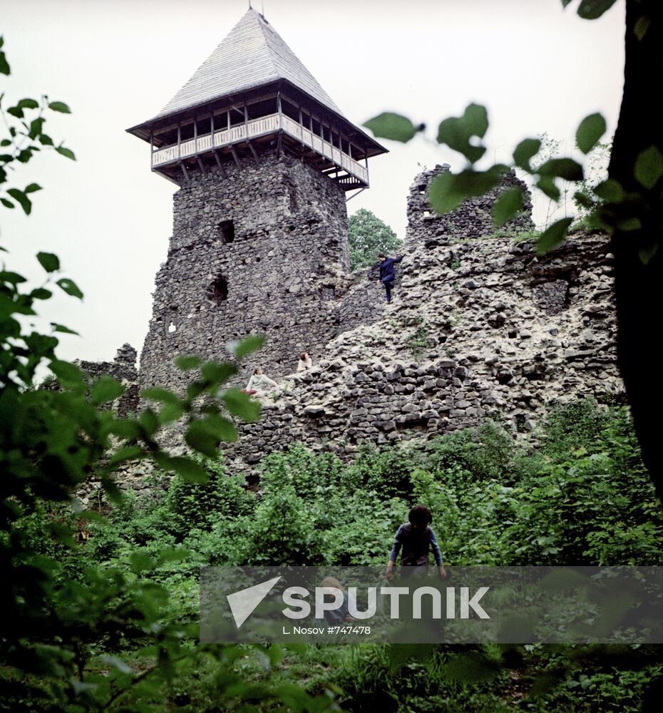 "Black Virgin" Castle in Transcarpathia