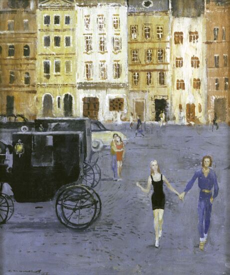 Reproduction of "Memory of Warsaw" by Yury Pimenov
