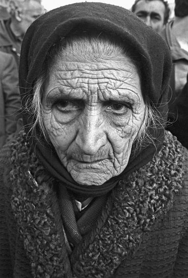 Refugees from Nagorno-Karabakh in Armenia