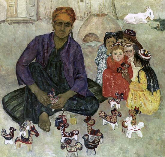 Reproduction of "Granny Khamro's tales" by Lena Salimdzhanova
