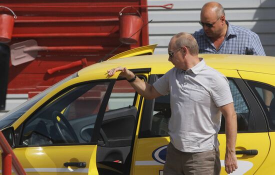 Vladimir Putin visits Far Eastern Federal District