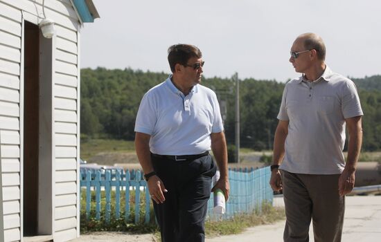 Vladimir Putin visits Far Eastern Federal District