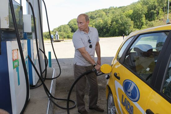 Vladimir Putin visits Far Eastern Federal District