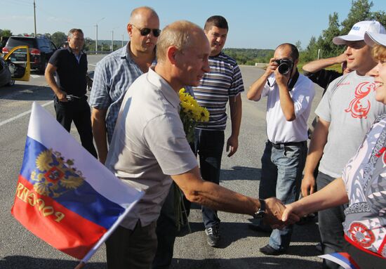 Vladimir Putin visits Far Eastern Federal District