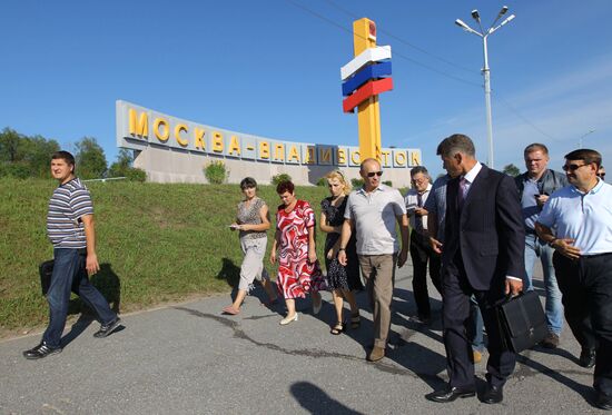 Vladimir Putin visits Far Eastern Federal District