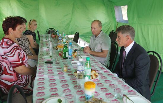 Vladimir Putin visits Far Eastern Federal District