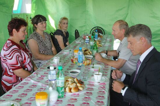 Vladimir Putin visits Far Eastern Federal District
