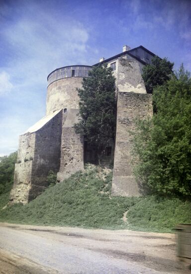 Ostroh Castle. Embedded tower