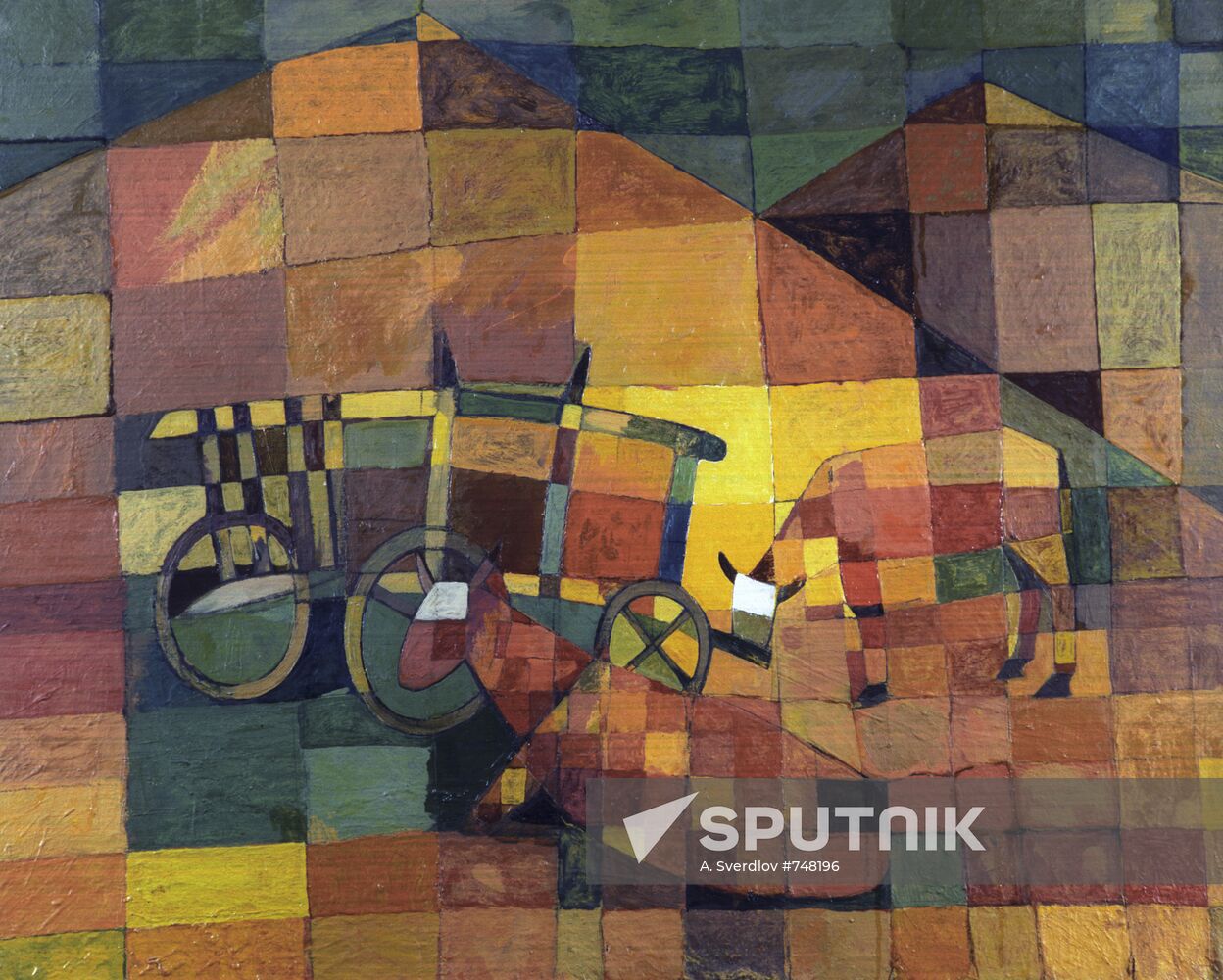 "Noon" painting by Ashot Oganesyan