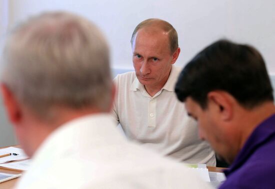 Vladimir Putin visits Vostochny Space Centre