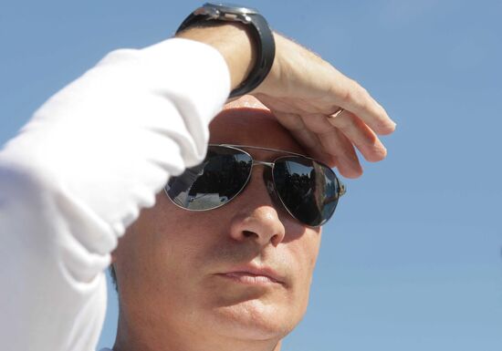 Vladimir Putin visits Vostochny Space Centre