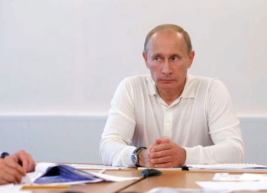 Vladimir Putin visits Vostochny Space Centre