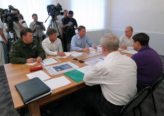 Vladimir Putin visits Vostochny Space Centre