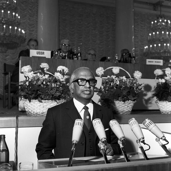 WFUNA Secretary General G.Pereira speaking