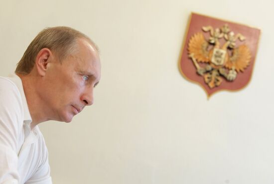 Vladimir Putin meeting Oleg Kozhemyako